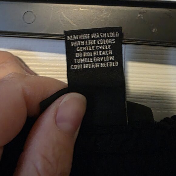 Black Chiffon Layered Skirt, size 18 - Picture 3 of 5